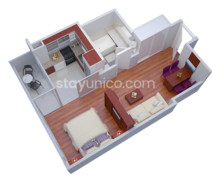 Apartment in Palermo Soho Floorplan