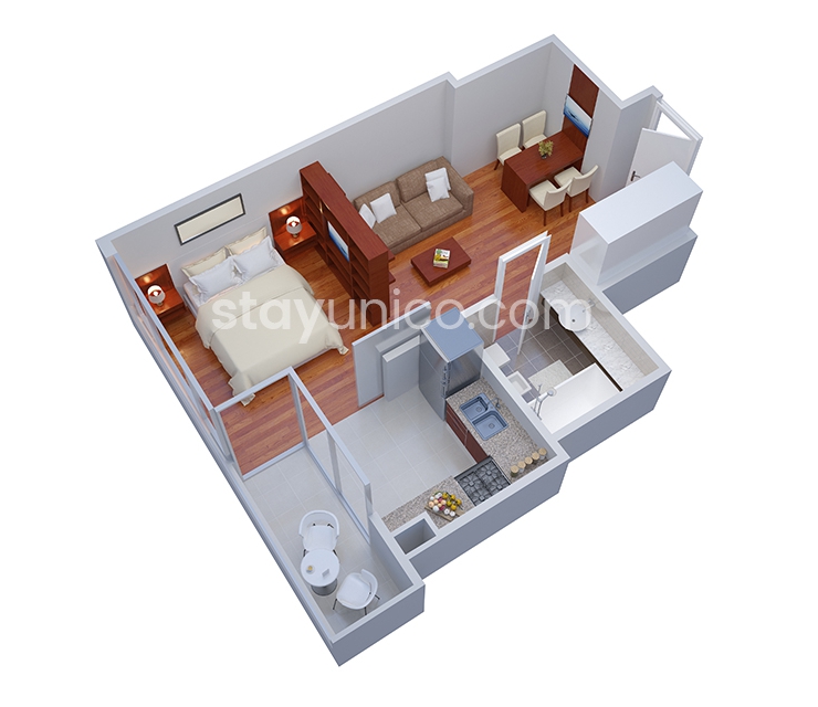 Apartment in Palermo Soho Floorplan