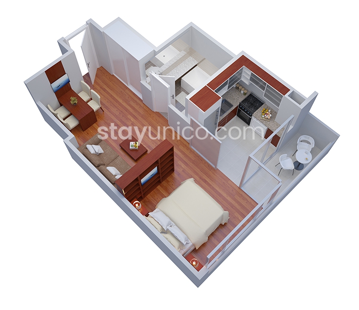Apartment in Palermo Soho Floorplan