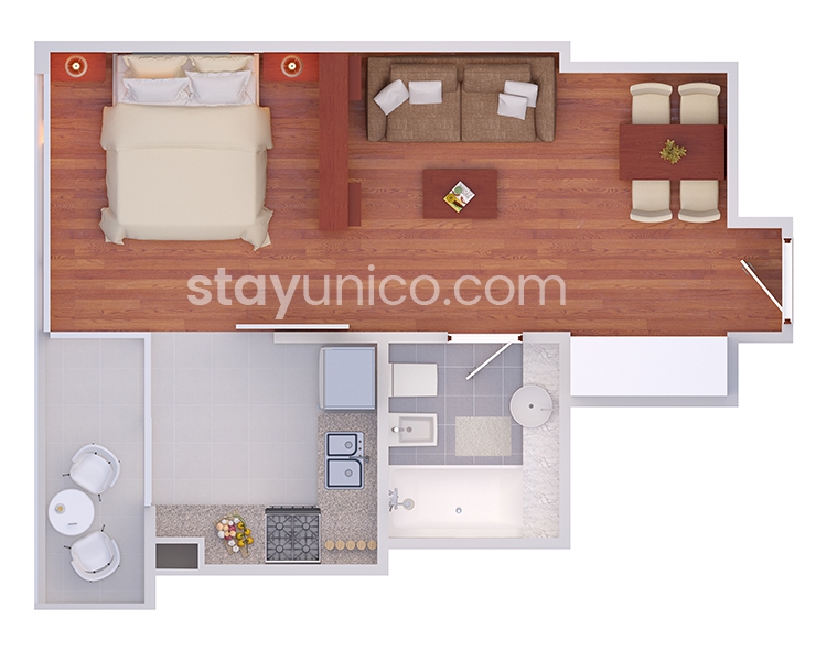 Apartment in Palermo Soho Floorplan