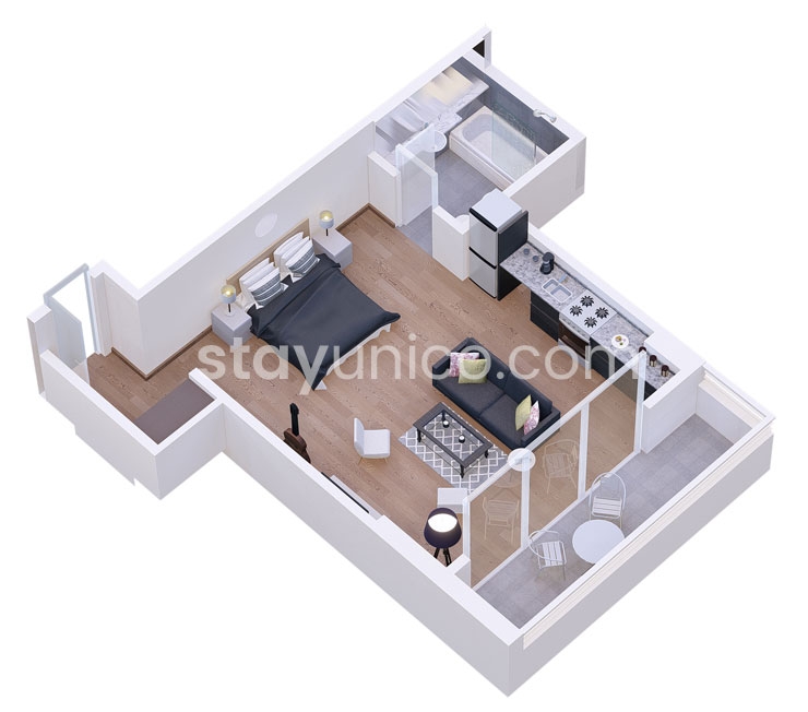 Apartment in Palermo Soho Floorplan