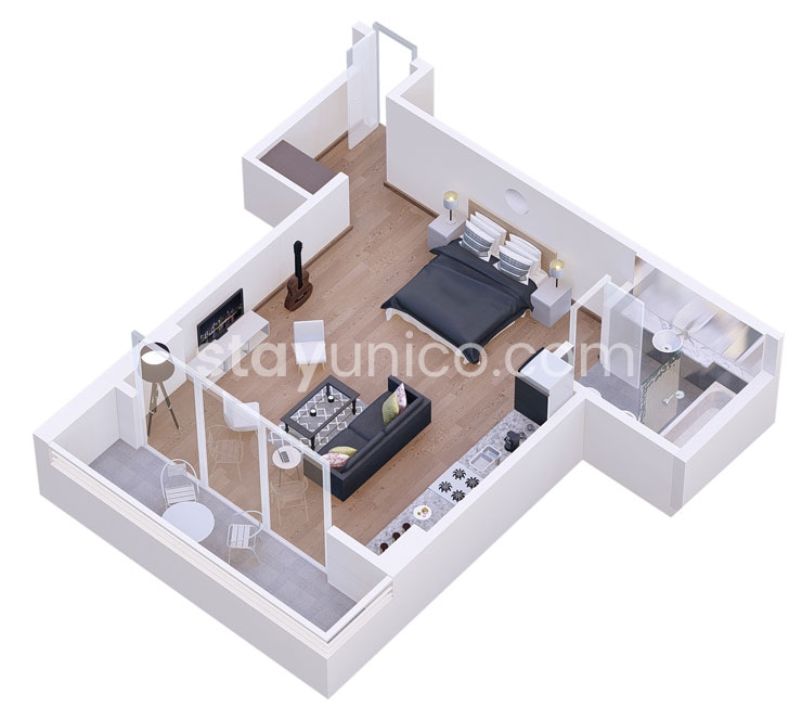 Apartment in Palermo Soho Floorplan
