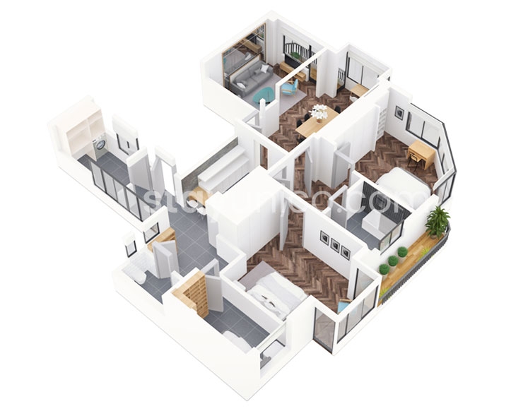 Apartment in Palermo Chico Floorplan
