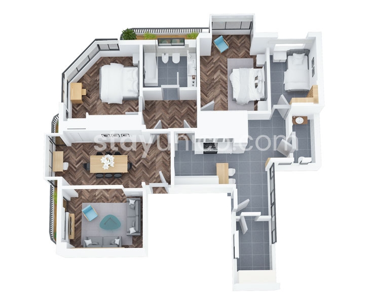 Apartment in Palermo Chico Floorplan