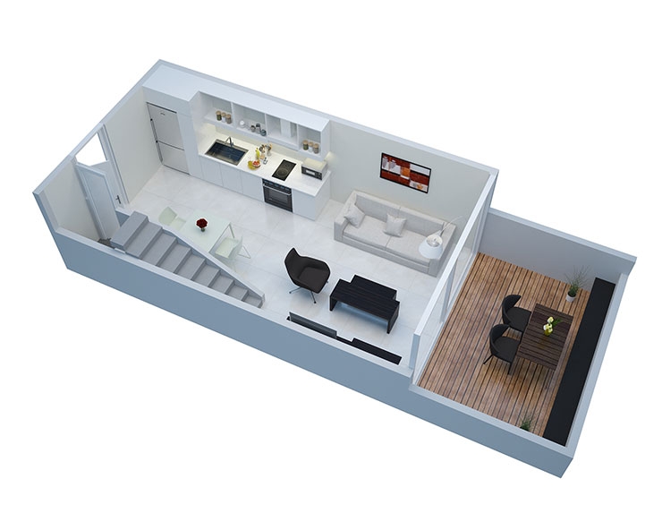 Apartment in Palermo Hollywood Floorplan