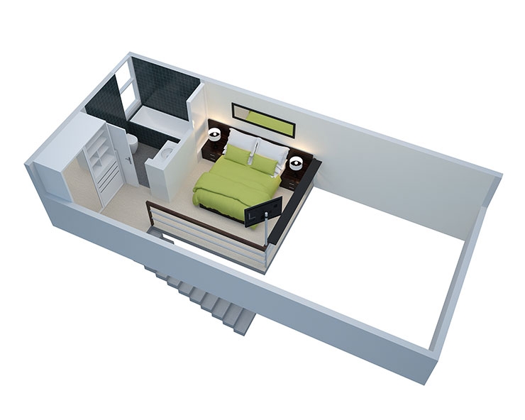 Apartment in Palermo Hollywood Floorplan