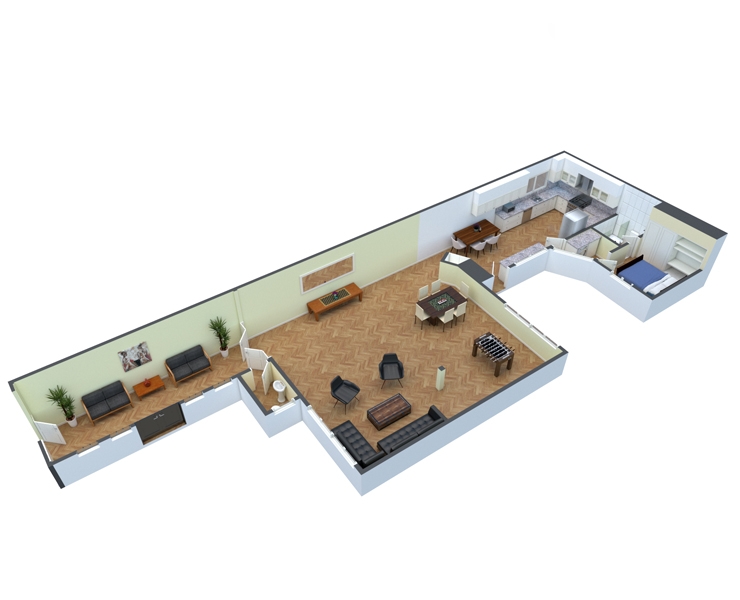 Apartment in Recoleta Floorplan