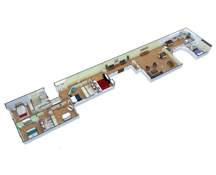 Apartment in Recoleta Floorplan