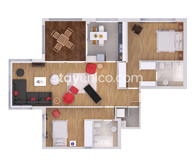 Apartment in Palermo Soho Floorplan
