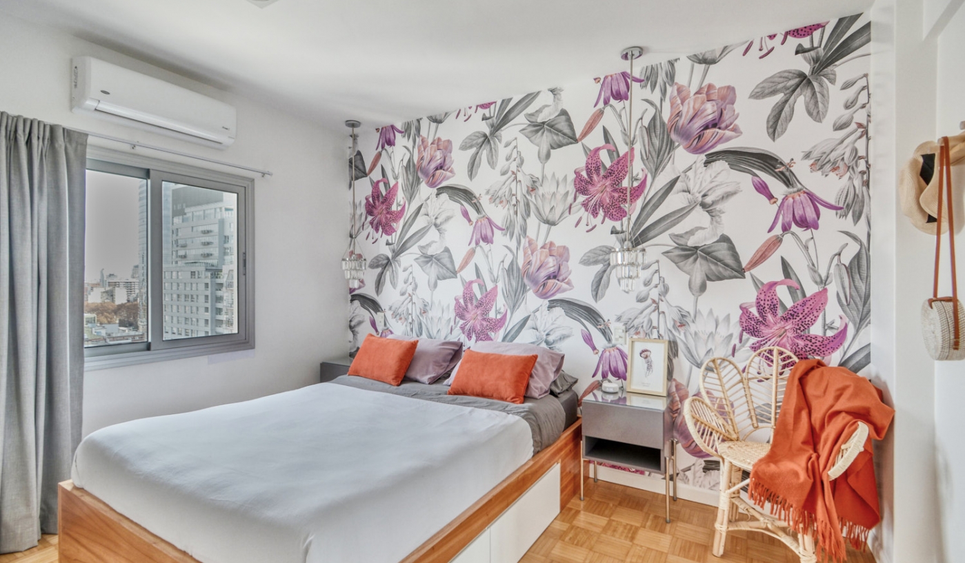 Amazing 16th Floor Apartment in Palermo with Dedicated Office Space