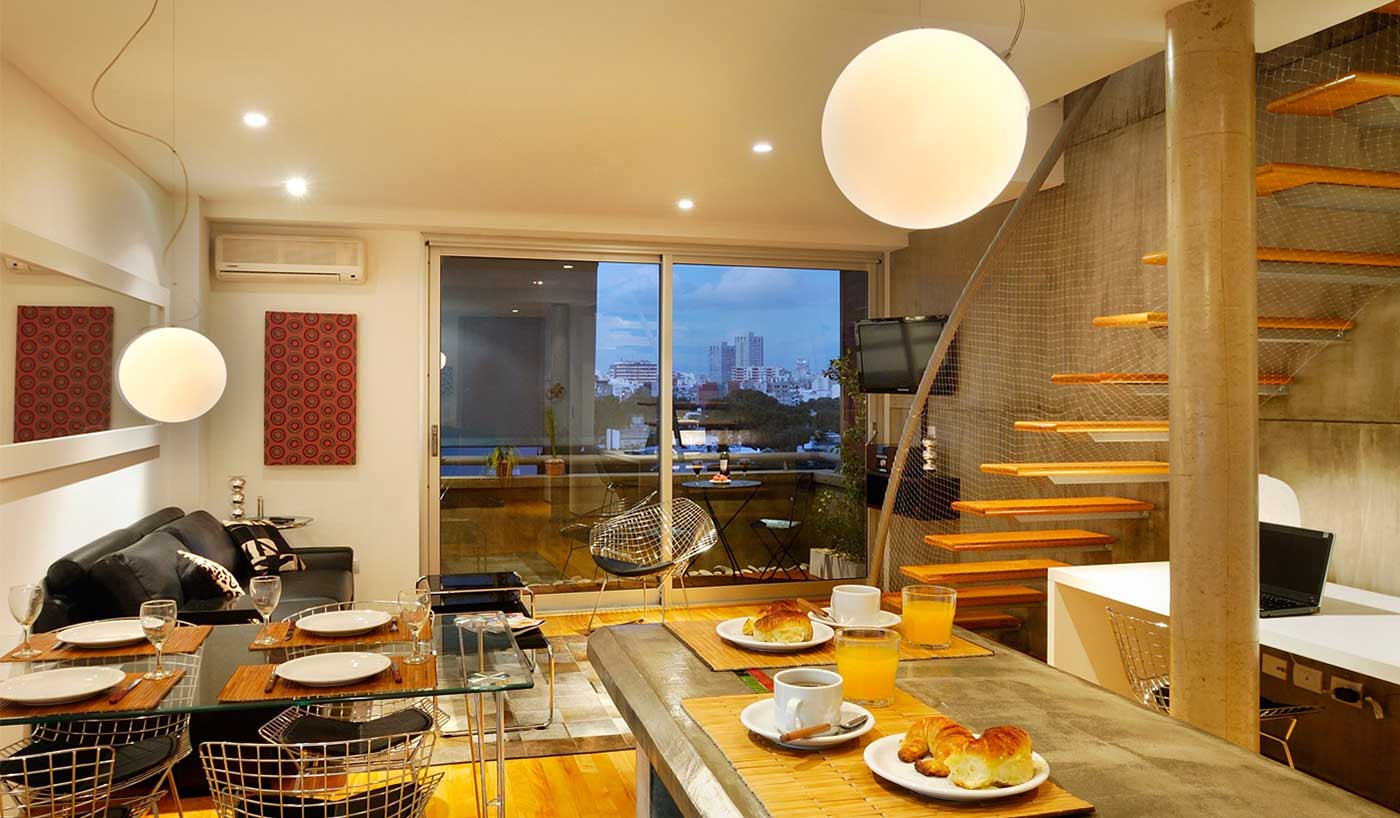 Contemporary Two Bedroom Duplex Apartment in Palermo Hollywood