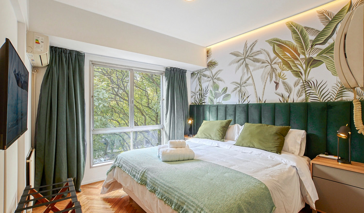 Exclusive One Bedroom Apartment on Libertador Ave. with Amazing Views and Rooftop Pool