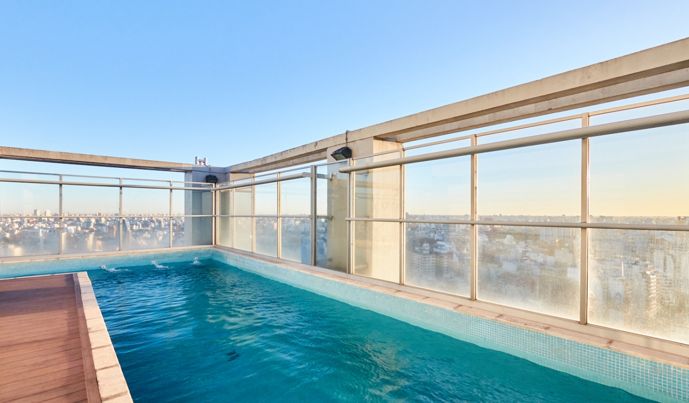 Top Fully Remodeled Two Bedroom Apartment with Pool, Gym and Great Views