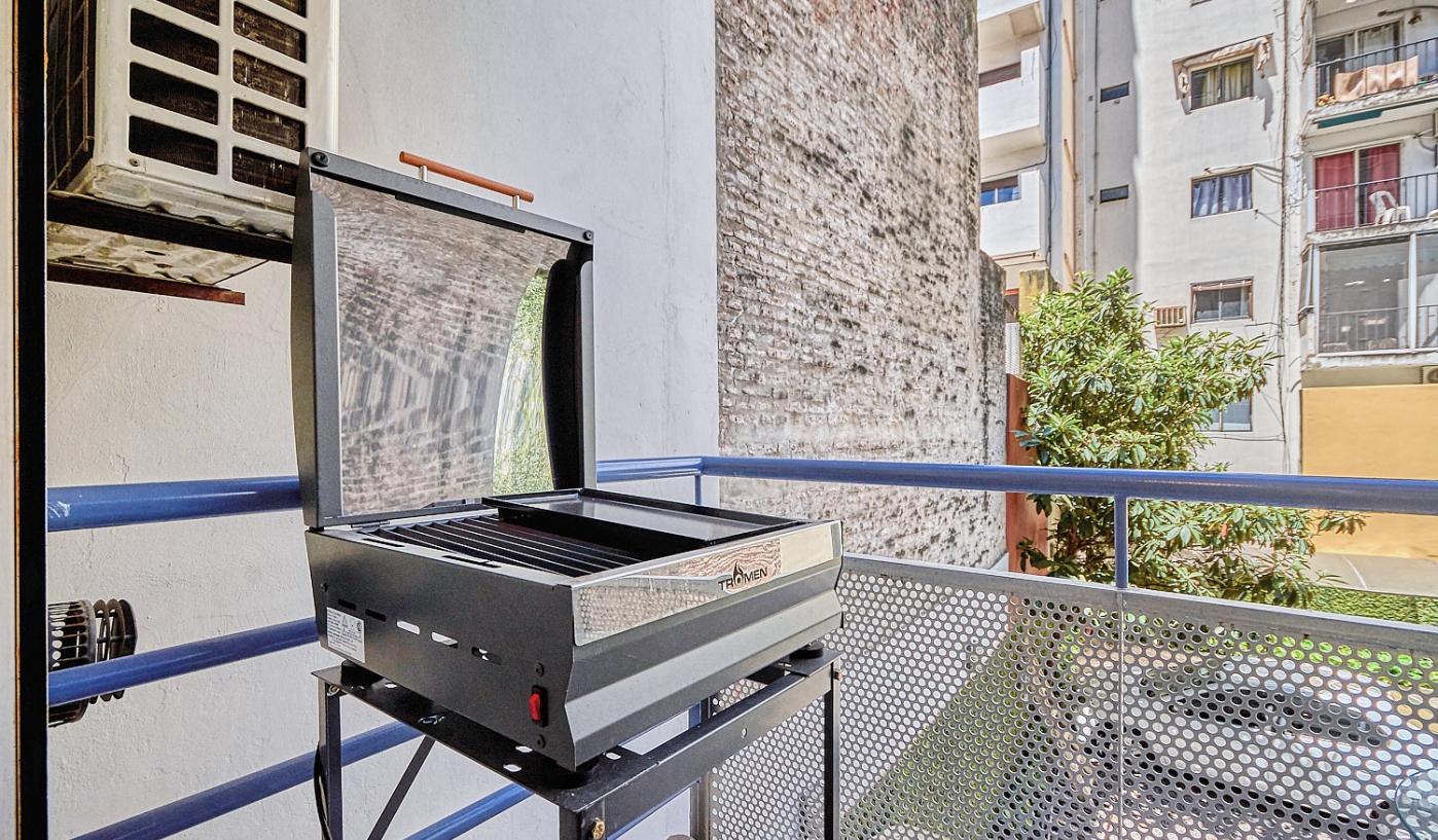 Spacious Studio with BBQ in Palermo Soho