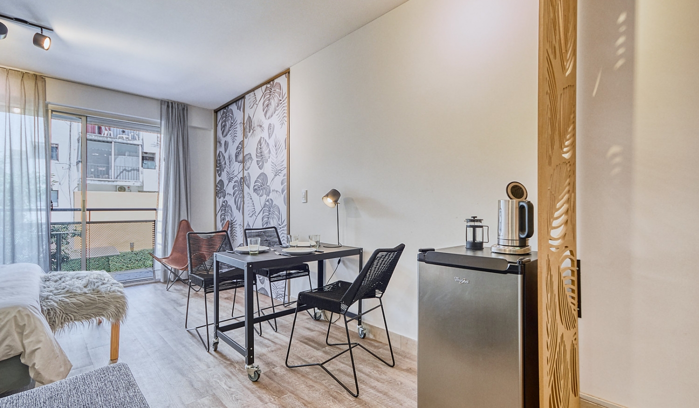 Spacious Studio with BBQ in Palermo Soho