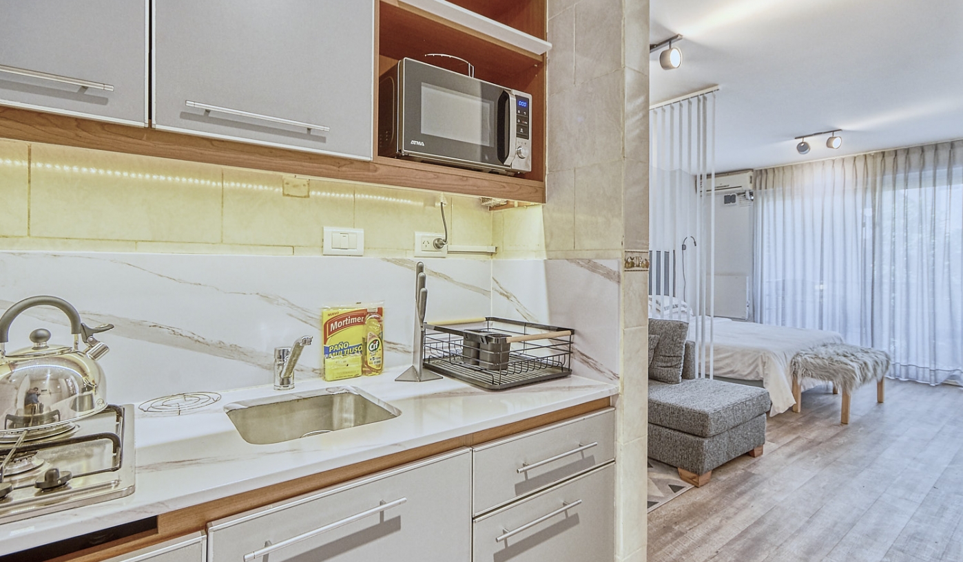 Spacious Studio with BBQ in Palermo Soho